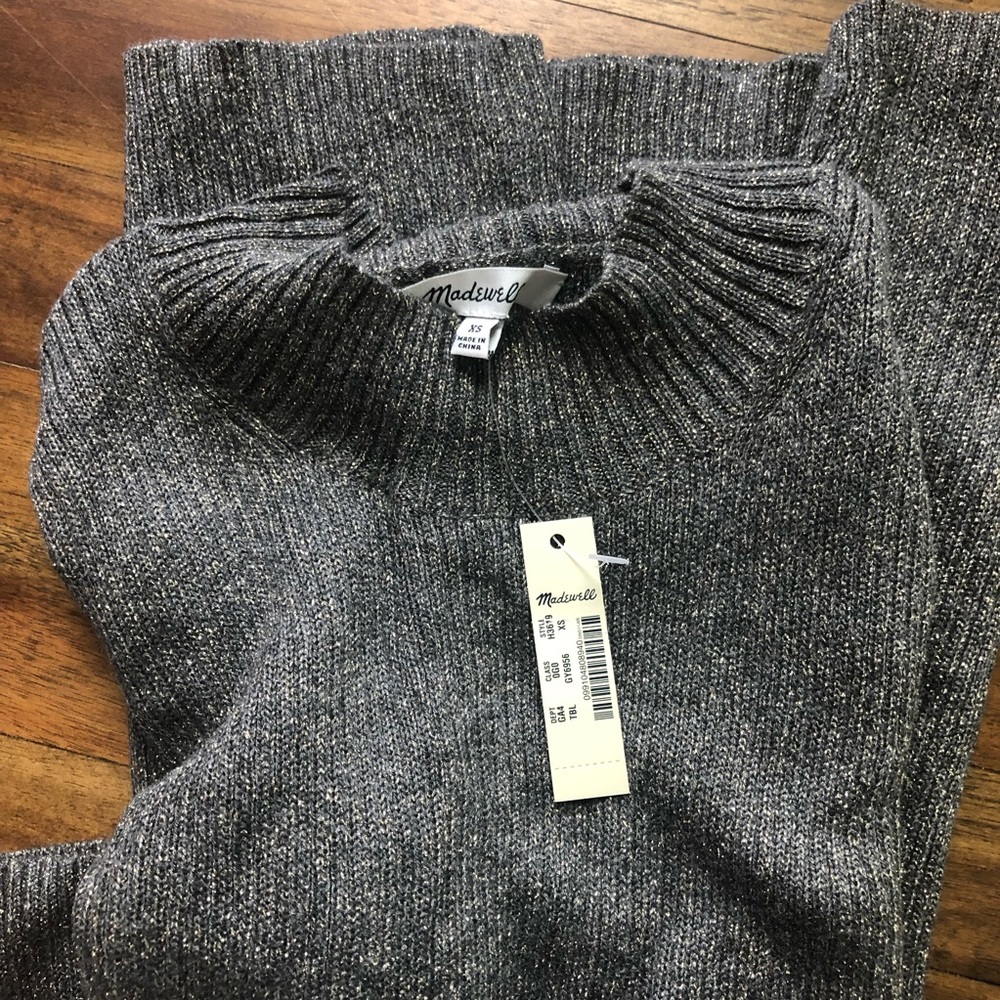 Madewell sparkle sweater dress